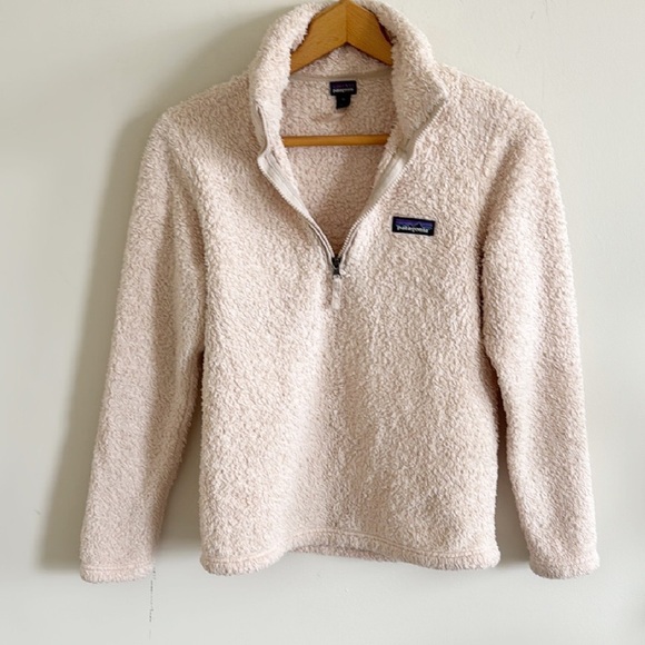 Patagonia cream Los Gatos 1/4-Zip Fleece top pullover size XS - Picture 2 of 7